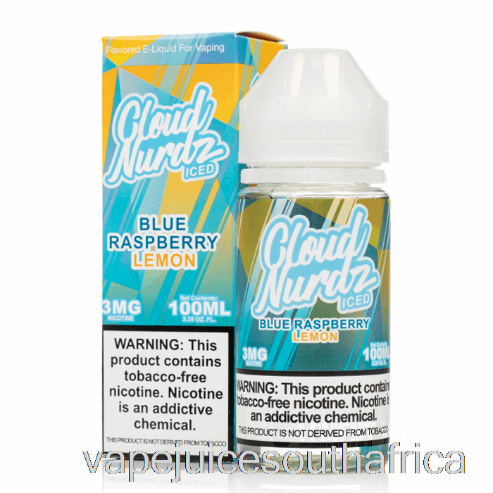 Vape Pods Iced Blue Raspberry Lemon - Cloud Nurdz - 100Ml 3Mg